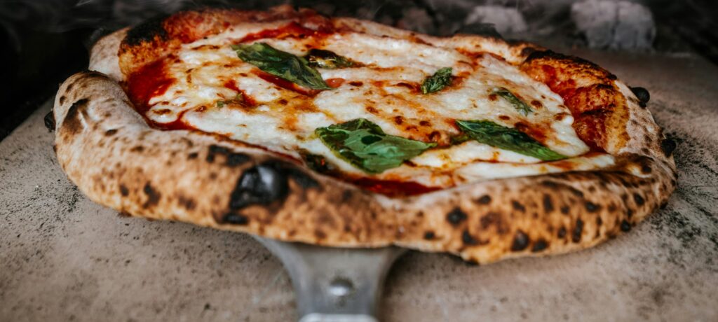 Gas pizza oven setup for family cooking and backyard pizza nights